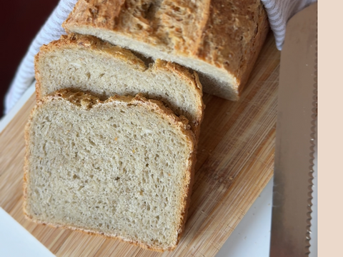 Gersten-Dinkelbrot mit Brühstück
