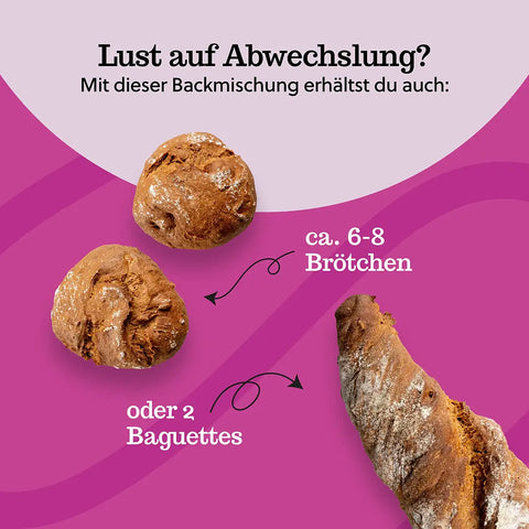 5 x Dinkel-Roggen-Kruste