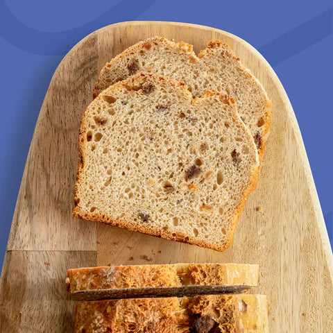 5 x Einkorn-Dattel-Brot