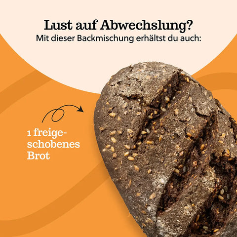 5 x Dinkel-Flocken-Brot