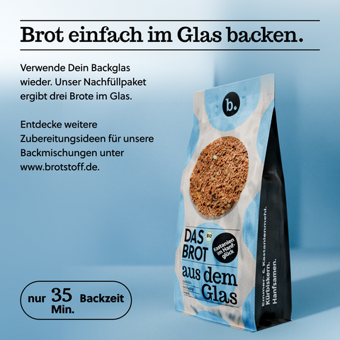Nachfüllpaket Bio-Kastanien im Hanfglück seitlich