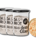 Bio Freudentränen drei Backmischungen im Glas