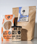 Kleines Dankeschön Brotbeutel mit Inhalt