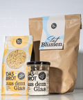 Statt Blumen Brotbeutel mit Inhalt