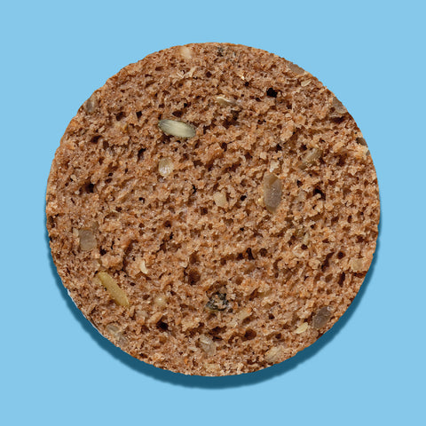 Bio-Kastanien im Hanfglück Brotscheibe