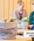 Bunbag als Brotkorb