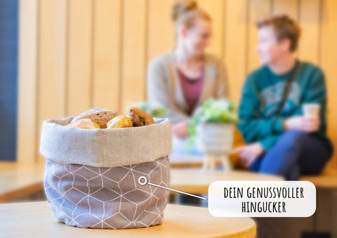 Bunbag als Brotkorb