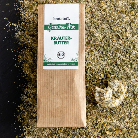 Gewürzmischung Kräuterbutter von oben 