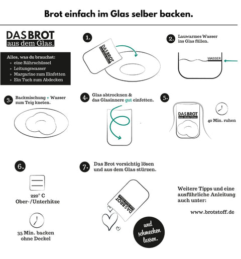 Backanleitung Das Brot aus dem Glas